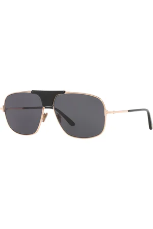 Tom Ford Man Sunglasses Tex - Frame color: Gold Shiny, Lens color: