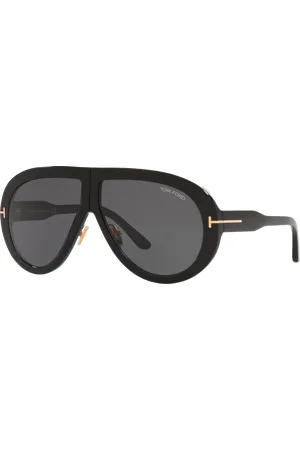 Tom Ford Unisex Sunglasses FT0836 - Frame color: Shiny Black, Lens color: