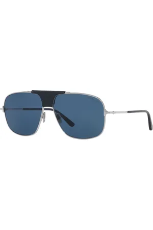 Tom Ford Man Sunglasses Tex - Frame color: Silver Shiny, Lens color: