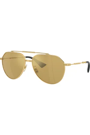 Dolce & Gabbana Man Sunglasses DG2302 - Frame color: Gold Plated, Lens color: