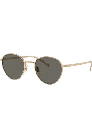 Oliver Peoples Unisex Sunglasses OV1336ST Rhydian - Frame color: Gold, Lens color: