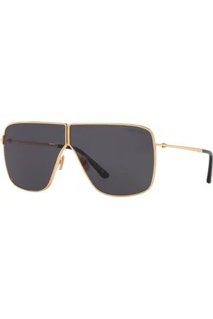 Tom Ford Unisex Sunglasses Huxley - Frame color: Gold Shiny, Lens color: