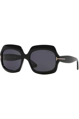 Tom Ford Woman Sunglasses Ren - Frame color: Black Shiny, Lens color: