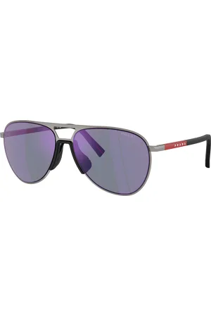 Prada Man Sunglasses PS 53ZS - Frame color: Gunmetal, Lens color: