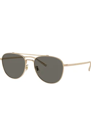 Oliver Peoples Unisex Sunglasses OV1335ST Rivetti - Frame color: Gold, Lens color: