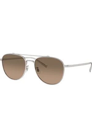 Oliver Peoples Unisex Sunglasses OV1335ST Rivetti - Frame color: Silver, Lens color: