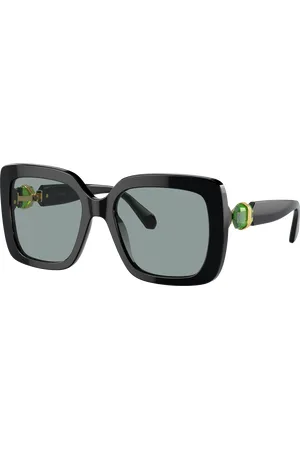 Swarovski Woman Sunglasses SK6001 - Frame color: Black, Lens color: