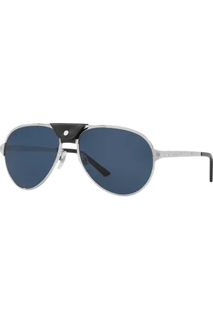 Cartier Man Sunglasses CT0034S - Frame color: Silver, Lens color: