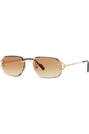 Cartier Man Sunglasses CT0468S - Frame color: Gold, Lens color: