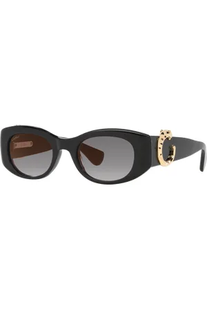Cartier Woman Sunglasses CT0472S - Frame color: Black, Lens color: