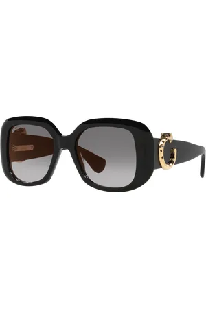 Cartier Woman Sunglasses CT0471S - Frame color: Black, Lens color: