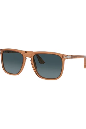 Persol Unisex Sunglasses PO3336S - Frame color: Transparent Brown, Lens color: