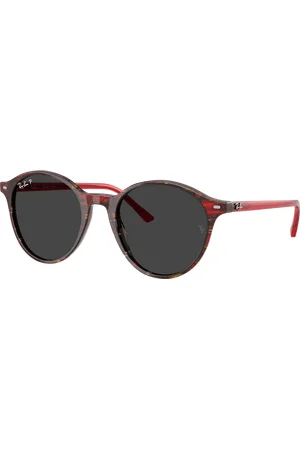 Ray-Ban Unisex Sunglasses RB2230 Bernard - Frame color: Transparent Shade Fantasy Red, Lens color: