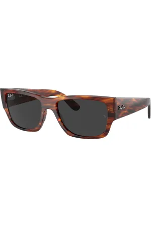 Ray-Ban Unisex Sunglasses RB0947SF Carlos - Frame color: Striped Havana, Lens color: