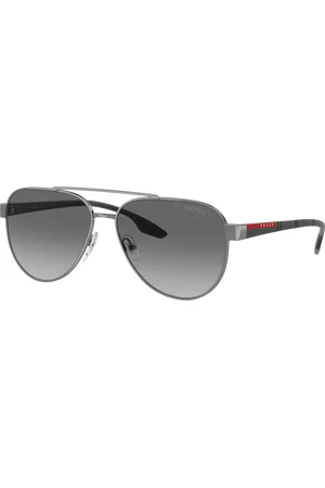 Prada Man Sunglasses PS 54TS Lifestyle - Frame color: Gunmetal, Lens color: