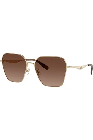 Coach Woman Sunglasses HC7168 CW189 - Frame color: Shiny Light Gold, Lens color: