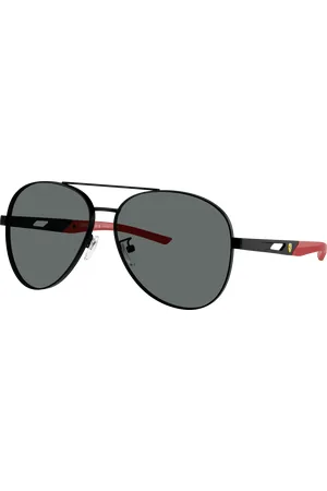 FERRARI Unisex Sunglasses FZ5002D - Frame color: Matte Black, Lens color: