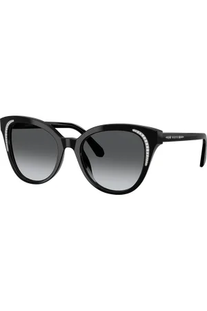 Swarovski Woman Sunglasses SK6031 - Frame color: Black, Lens color: