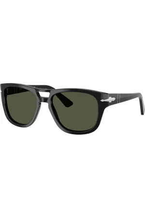 Persol Unisex Sunglasses PO3366S - Frame color: Black, Lens color: