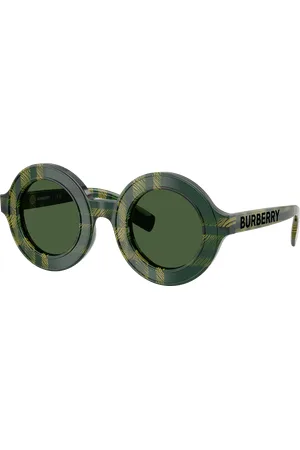 Burberry Unisex Sunglasses JB4386 - Frame color: Green Check, Lens color: