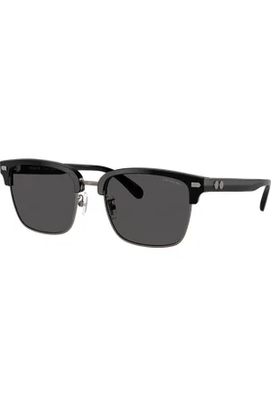 Coach Man Sunglasses HC8412 CW406 - Frame color: Gunmetal/Black, Lens color: