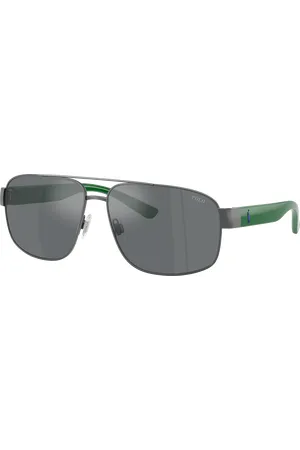 Ralph Lauren Man Sunglasses PH3156 - Frame color: Semi Shiny Dark Gunmetal, Lens color:
