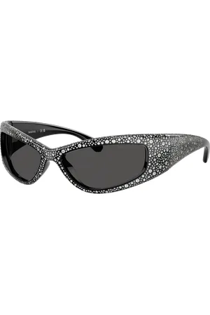 Swarovski Woman Sunglasses SK6027 - Frame color: Black, Lens color: