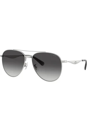 Coach Woman Sunglasses HC7169 CW193 - Frame color: Shiny Silver, Lens color: