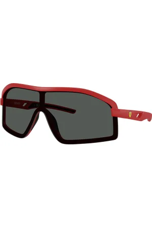 FERRARI Man Sunglasses FZ6010U - Frame color: Matte Red, Lens color: