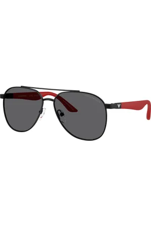 Emporio Armani Unisex Sunglasses EK2001 - Frame color: Matte Black, Lens color:
