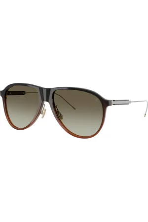 Brunello Cucinelli Man Sunglasses BC4011S - Frame color: Cognac, Lens color: