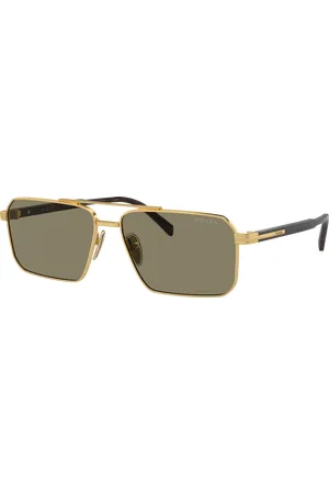 Prada Man Sunglasses PR A57S - Frame color: Gold, Lens color: