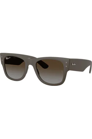 Ray-Ban Unisex Sunglasses RB4840S Mega Wayfarer Liteforce - Frame color: Sand Brown, Lens color:
