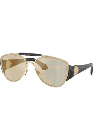 Burberry Unisex Sunglasses BE3161 - Frame color: Light Gold, Lens color: