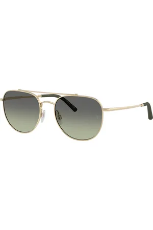 Oliver Peoples Unisex Sunglasses OV1346S R-10 - Frame color: Brushed Gold, Lens color: