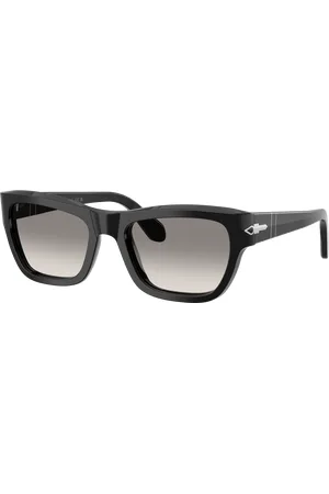 Persol Unisex Sunglasses PO0091S - Frame color: Black, Lens color: