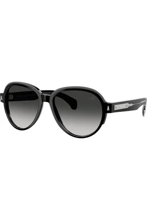 Moncler Unisex Sunglasses ME6005 Swanspan - Frame color: Shiny Black, Lens color: