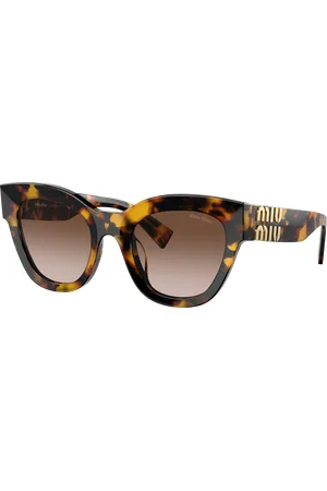 Miu Miu Woman Sunglasses MU 01YS - Frame color: Honey Havana, Lens color: