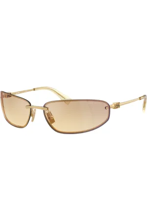 Miu Miu Woman Sunglasses MU A50S - Frame color: Gold, Lens color: