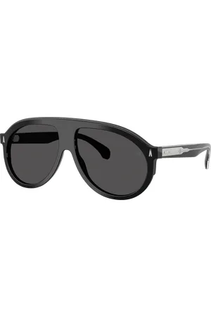 Moncler Unisex Sunglasses ME6001 Fhaite - Frame color: Shiny Black, Lens color: