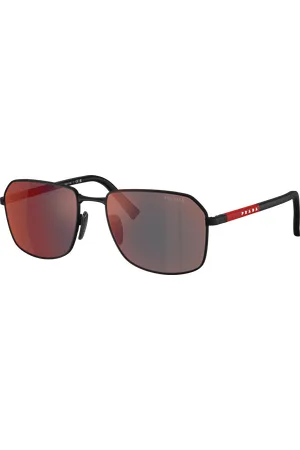 Prada Man Sunglasses PS A51S - Frame color: Rubber Black, Lens color: