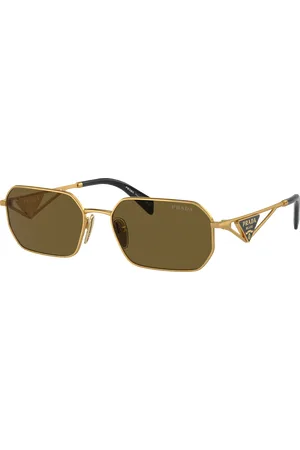 Prada Woman Sunglasses PR A51S - Frame color: Matte Gold, Lens color: