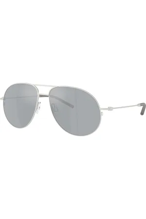 Moncler Unisex Sunglasses ME4002 Flyze - Frame color: Matte Silver, Lens color: