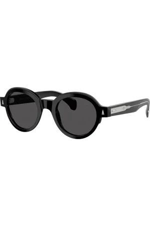 Moncler Unisex Sunglasses ME6003 Rondosa - Frame color: Shiny Black, Lens color: