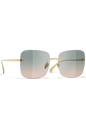 CHANEL Woman Sunglasses Square Sunglasses CH4287T - Frame color: Gold, Lens color: