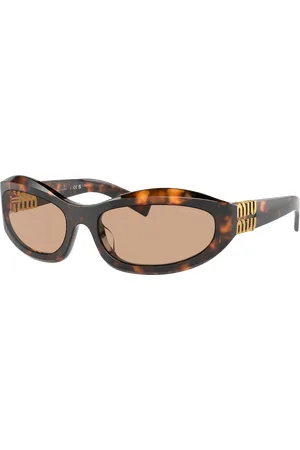 Miu Miu Woman Sunglasses MU 14ZS - Frame color: Honey Havana, Lens color: