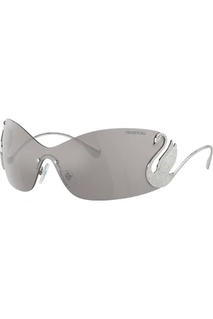 Swarovski Woman Sunglasses SK7020 - Frame color: Silver, Lens color: