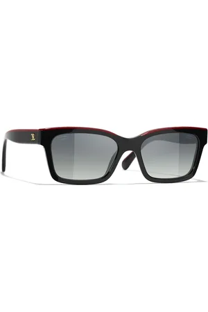 CHANEL Woman Sunglasses Square Sunglasses CH5417 - Frame color: Black, Lens color: