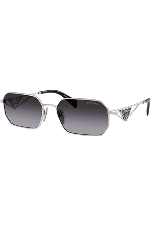 Prada Woman Sunglasses PR A51S - Frame color: Silver, Lens color: