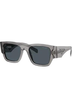 Prada Man Sunglasses PR 10ZS - Frame color: Transparent Asphalt, Lens color: